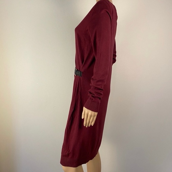 NEW MICHAEL MICHAEL KORS BUCKLE SWEATER DRESS - Picture 6 of 7